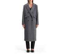 Scotch & Soda Double Breasted Tailored Wool Blend Coat Charcoal Melange Taglia: M | Cappotti doppiopetto Outlet | Donna | Nero
