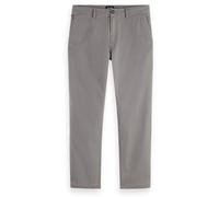 Scotch & Soda Drift - Regular affusolato Twill Chino Pantaloni, Asfalto, 31 W/32 L Uomo