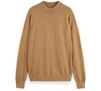 Scotch & Soda Dropped Shoulder Pullover Mock Neck, Maglione, Uomo, Light Camel, S
