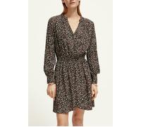 Scotch & Soda Elasticated Waist Mini Dress Creatures Of The Night Field Gr Taglia: 34 | Outlet | Donna | Nero