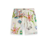 Scotch & Soda Fave- Printed Bermuda Short On The Road Aop Taglia: XL | Pantaloncini Outlet | Uomo |