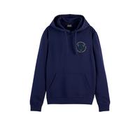 Scotch & Soda Front And Back Artwork Hoodie Navy Taglia: S | Felpe con cappuccio Outlet | Uomo | Blu