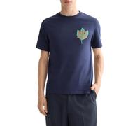 Scotch & Soda Front Back Artwork T-Shirt, T-Shirt, Uomo, Peacoat, XXL