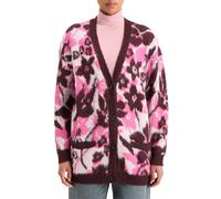Scotch & Soda Fuzzy Jacquard Mid Length Cardigan Winter Floral Taglia: M | Outlet | Donna |