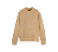 Scotch & Soda Garment Dye Structured Sweatshirt Sand Taglia: M | Maglioni a maglia Outlet | Uomo | Marrone