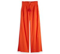 Scotch & Soda High Rise Cotton Voile Pull On Pant Candy Red Taglia: M/32 | Pantaloni a zampa di elefante Outlet | Donna | Rosso