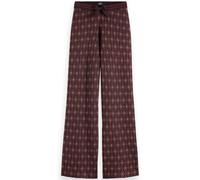 Scotch & Soda Jacquard Knitted Trousers Dark Bordeaux Taglia: M | Outlet | Donna |