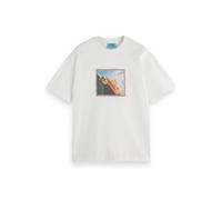 Scotch & Soda Joe Jonas X Scotch Soda Photo Print T-shirt White Taglia: XL | T-shirt stampate Outlet | Uomo | Bianco