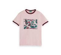 Scotch & Soda Joe Jonas X Scotch Soda Ringer T-shirt Soft Pink Taglia: XL | T-shirt stampate Outlet | Uomo | Rosa