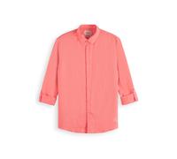 Scotch & Soda Linen Shirt With Roll-up Coral Reef Taglia: L | Camicie Casual Outlet | Uomo | Arancia