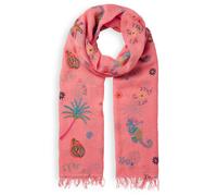 Scotch & Soda Long Scarf With Embroidery Sea Life Embroidery Taglia: OS | Outlet | Donna | Bianco