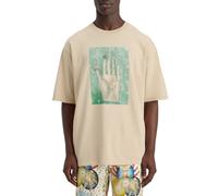 Scotch & Soda Loose Fit Embassy Of The Free Mind Artwork T-shirt Parchment Taglia: L | T-shirt stampate Outlet | Uomo | Bianco