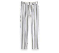 Scotch & Soda Lowry - Mid-rise Slim Striped Trousers Blue Pink Stripes Taglia: W29L30 | Pantaloni da completo Outlet | Donna | Blu