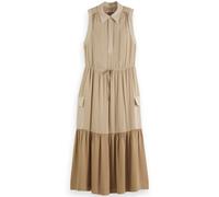 Scotch & Soda Maxi Fluid Utility Dress Desert Sand Taglia: 42-R | Abiti Midi Outlet | Donna | Marrone