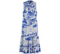 Scotch & Soda Maxi Fluid Utility Dress Journey Of The Free Mind Blue Taglia: 34S | Abiti Midi Outlet | Donna | Blu