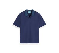 Scotch & Soda Melange Collar Polo Navy Blue Taglia: S | Outlet | Uomo | Blu