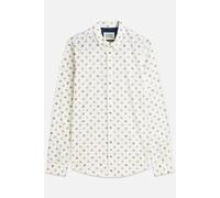 Scotch & Soda Microprint Poplin Slimfit Shirt White Traditional Taglia: M | Camicie Casual Outlet | Uomo | Bianco