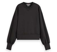 Scotch & Soda Modal Fitted Sweatshirt, Maglia di Tuta, Donna, Black, M