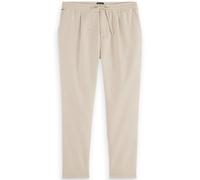 Scotch & Soda Morton - Cotton/wool Blend Twill Jogger Parchment Melange Taglia: W29L32 | Pantaloni Outlet | Uomo | Bianco