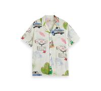Scotch & Soda Printed Camp Collar Shirt On The Road Aop Taglia: L | Camicie Casual Outlet | Uomo |