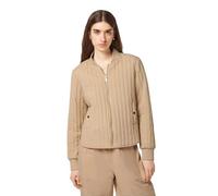 Scotch & Soda Printed Reversible Bomber Jacket, Donna, Soft Camel/Abstract Sun Sand, S