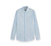 Scotch & Soda Regular-Fit Shirt, Camicia, Uomo, Spring Blue Pinstripe, L