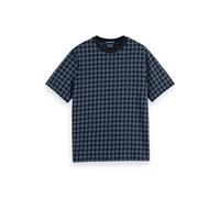 Scotch & Soda Regular Fit Mini All Over Print T-shirt Night Geo Flower Taglia: XL | T-shirt stampate Outlet | Uomo | Nero