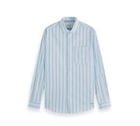 Scotch & Soda Regular-Fit Shirt, Camicia, Uomo, Spring Blue Pinstripe, XXL
