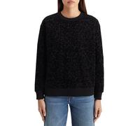Scotch & Soda Relaxed Fit Sweatshirt With Flock Artwork Evening Black Taglia: S | Maglioni a maglia Outlet | Donna | Nero