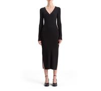 Scotch & Soda Ribbed Knitted Midi Dress Evening Black Taglia: M | Abiti Midi Outlet | Donna | Nero