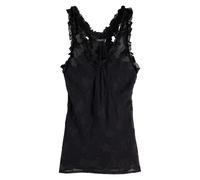 Scotch & Soda Ruffle Tank Black Taglia: 40 | Canottiere Outlet | Donna | Nero