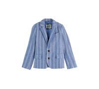 Scotch & Soda Striped Cotton Linen Dressed Blazer Blue Stripe Taglia: 16 | Giacche Outlet | kids | Bianco
