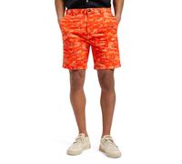 Scotch & Soda Stuart- Printed Stretch-cotton Surfer Boat Red Aop Taglia: 34 | Pantaloncini Outlet | Uomo | Rosso