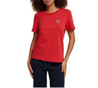 Scotch & Soda The Free Spirit Peace Bird Regular Fit T-shirt Amp Red Taglia: S | Outlet | Donna | Rosso