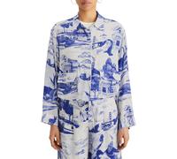 Scotch & Soda Utility Fluid Shirt Journey Of The Free Mind Blue Taglia: 34 | Magliette intime Outlet | Donna | Blu