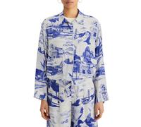 Scotch & Soda Utility Fluid Shirt Journey Of The Free Mind Blue Taglia: 40 | Magliette intime Outlet | Donna | Blu