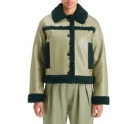 Scotch & Soda Vinyl Jacket Washed Sage Taglia: XS | Giacche corte Outlet | Donna | Verde