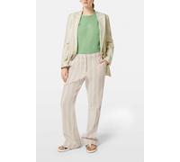 Scotch & Soda Violet Lurex Cotton Blend Pant Lurex Linen Stripe Taglia: W26L32 | Pantaloni dritti Outlet | Donna | Bianco