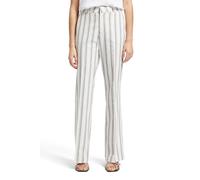 Scotch & Soda Violet Lurex Linen Blend Pant Lurex Linen Stripe Taglia: W29L32 | Pantaloni dritti Outlet | Donna | Bianco
