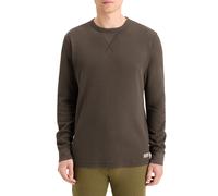 Scotch & Soda Waffle T-shirt Ls Coffee Taglia: L | Maglie a manica lunga Outlet | Uomo | Marrone