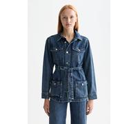 Scotch & Soda Worked Out Belted Denim Jacket - Framework Taglia: M | Giacche di jeans Outlet | Donna | Blu