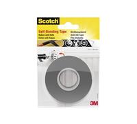 ScotchBlue 4704 Scotch 4704-Nastro di riparazione autosaldante, 25 mm x 3 m, 1 rotolo, colore: Nero, standard