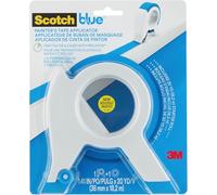 ScotchBlue Applicatore per Nastro di Mascheratura con 1 Rotolo (36 mm x 18,2 m), Nastro Premium Multi-Superficie - Per Battiscopa, Finestre e Telai di Porte