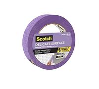 ScotchBlue Nastro adesivo per superfici delicate, 24 mm x 41 m, linee di vernice super affilate, per pittura delicata e decorazione di interni, nastro per pittori per carta da parati e mobili