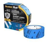 ScotchBlue PRO Sharp nastro di mascheratura per linee precise, 1 rotolo (36 mm x 41 m), nastro blu da pittore per interni ed esterni, tecnologia 3M, 100% PEFC