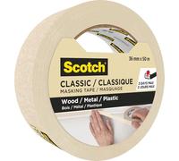 Scotchblue, Scotch - Nastro adesivo classico, 16 rotoli da 36 mm x 50 m, adesivo, per pittori e decorazioni di interni