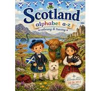 Scotland A to Z Tracing and Coloring Book