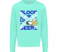 Scotland Blood Sweat & Beers Rugby Scozzese Uomo Sweatshirt Jumper