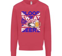 Scotland Blood Sweat & Beers Rugby Scozzese Uomo Sweatshirt Jumper
