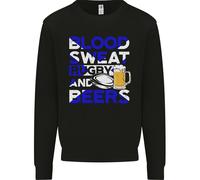Scotland Blood Sweat & Beers Rugby Scozzese Uomo Sweatshirt Jumper
